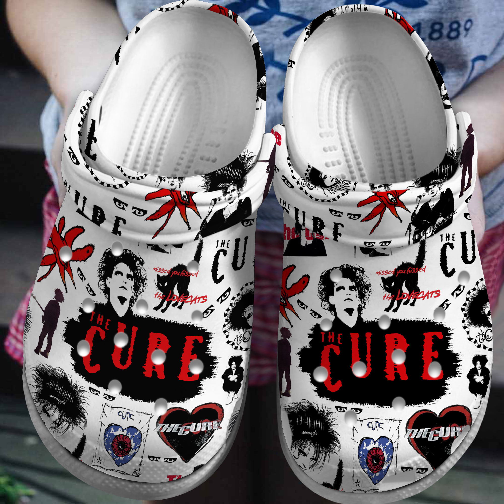 The Cure Music Crocs Crocband Clogs Shoes Comfortable For Men Women and Kids 3