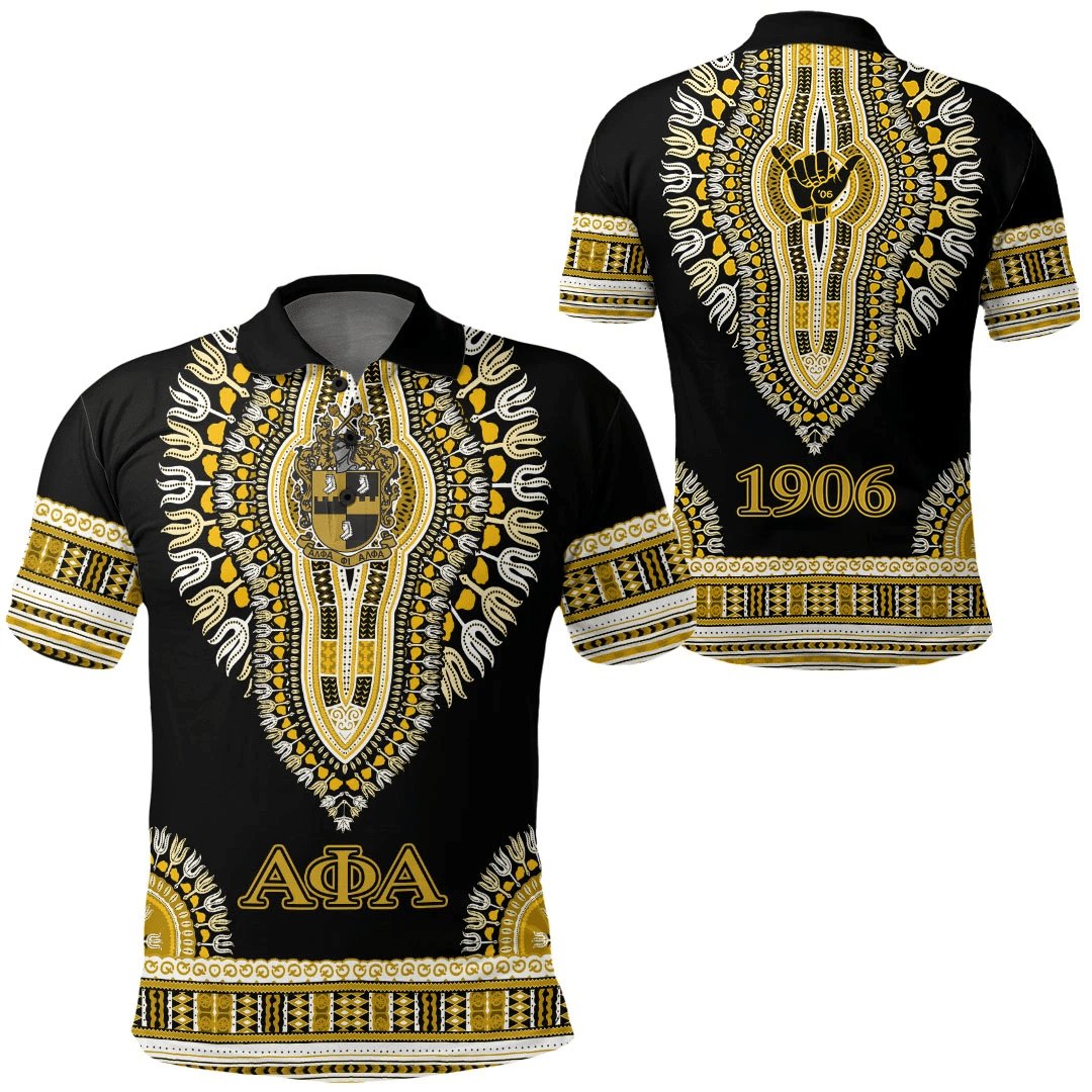 Africa Zone Polo Shirt – Alpha Phi Alpha Dashiki Polo Shirts A31