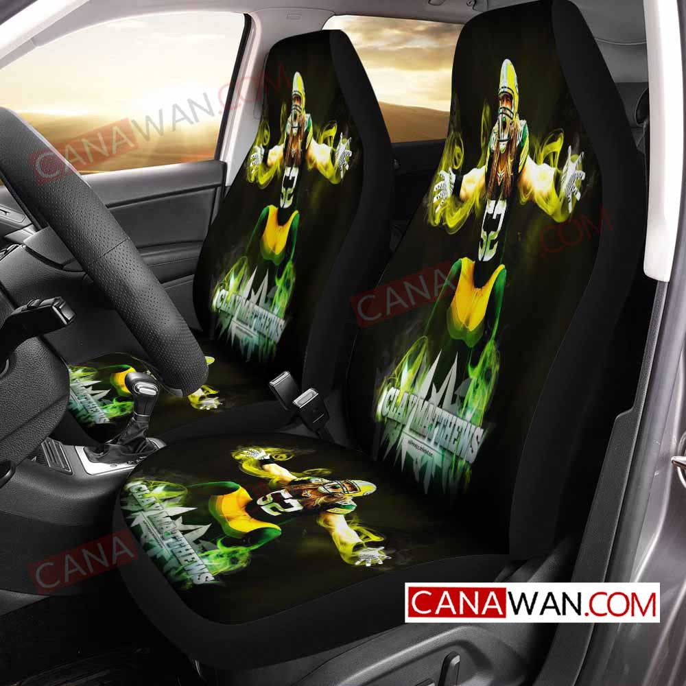 Green Bay Packers Style021 3D Customized Personalized Car Seat Cover