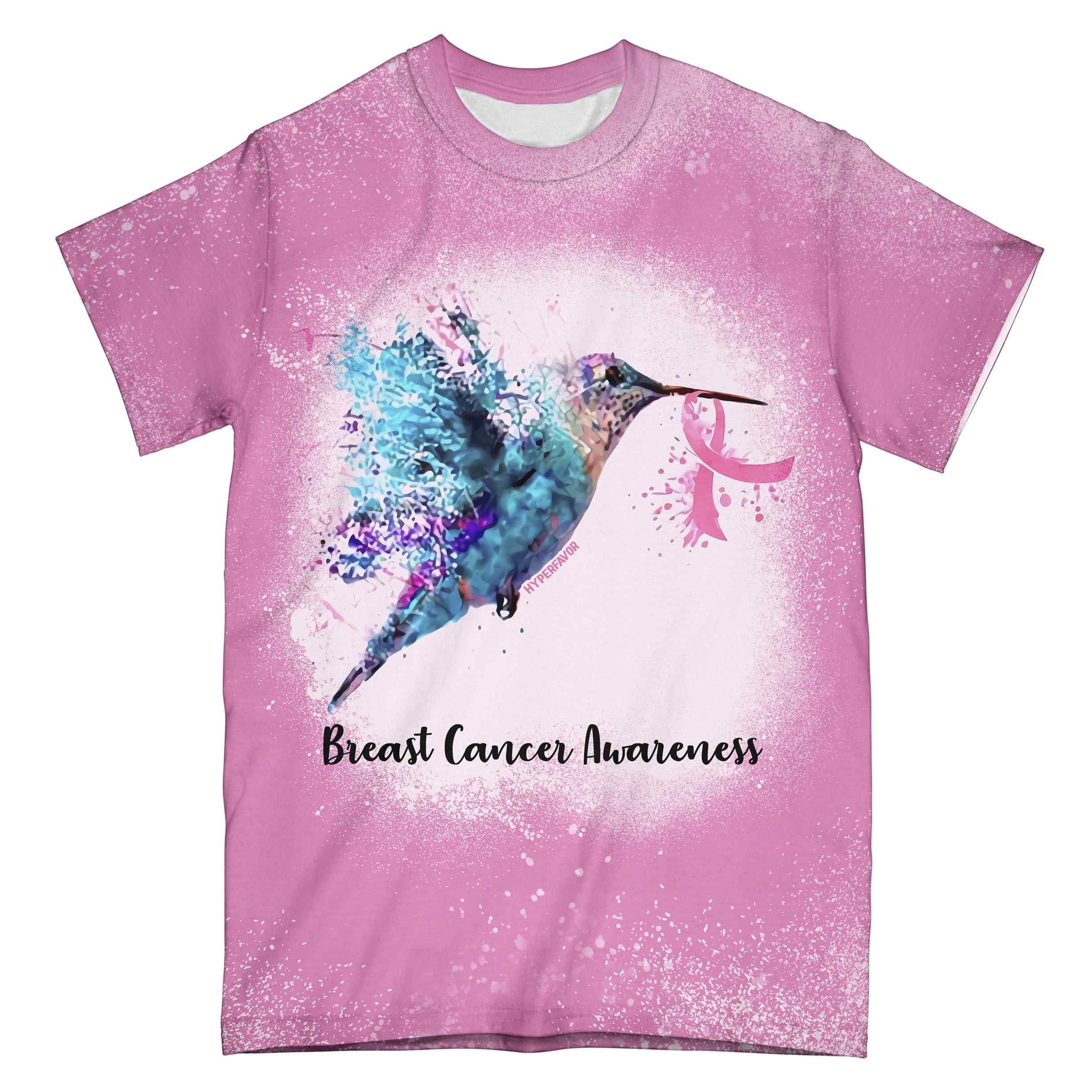 Breast Cancer Awareness Bird Ribbon Ez01 3103 All Over T-Shirt