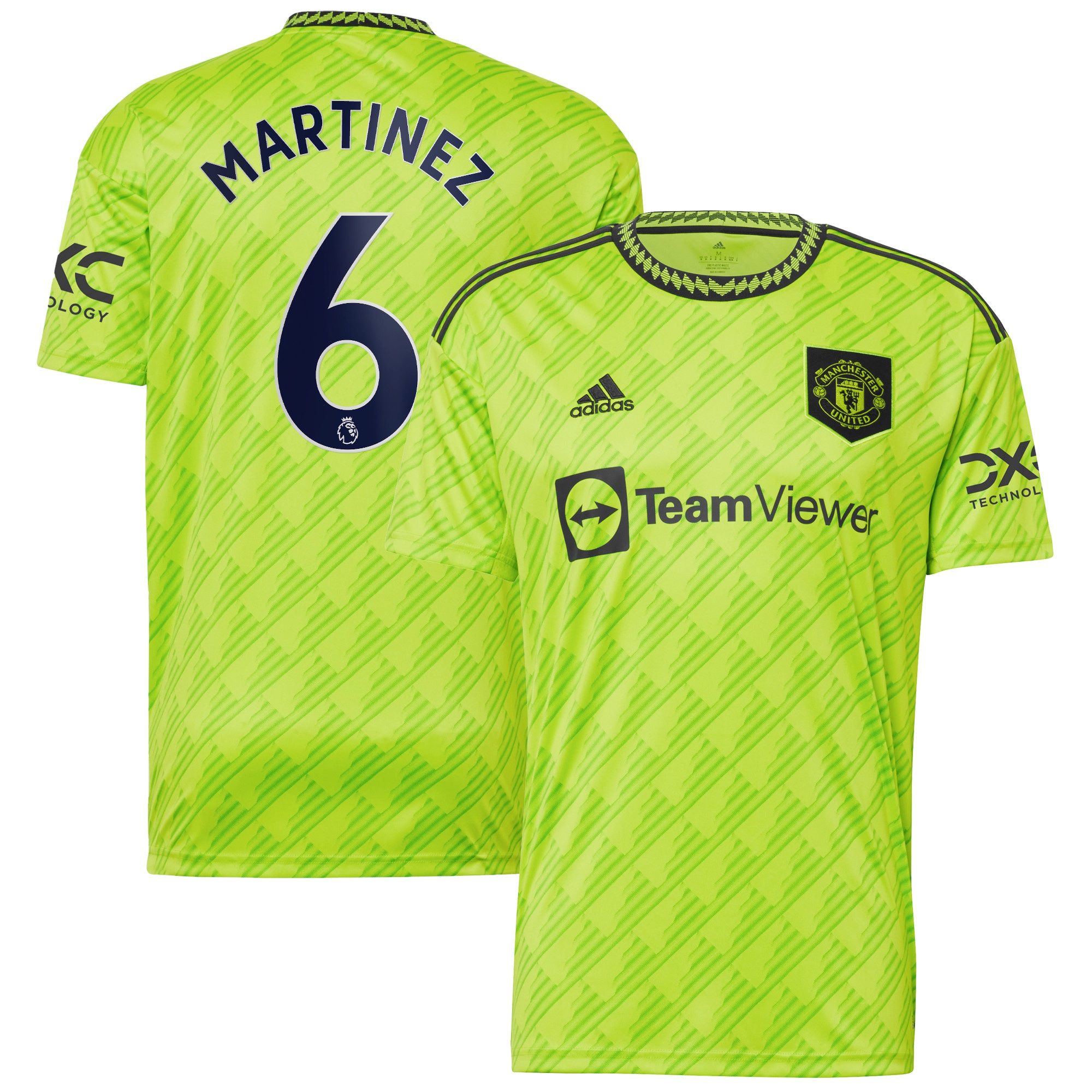 Lisandro Martínez Manchester United 2022/23 Third Replica Player Jersey – Neon Green