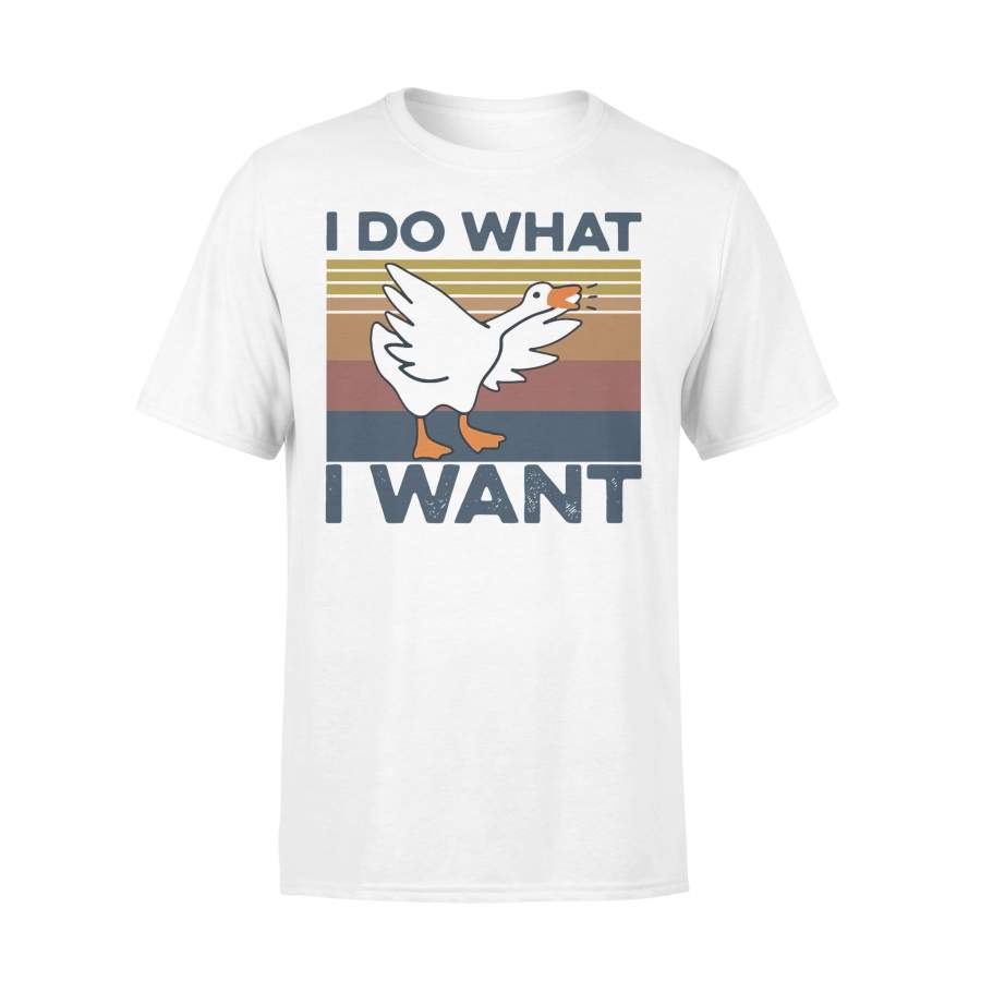 Duck I Do What I Want Vintage T-shirt