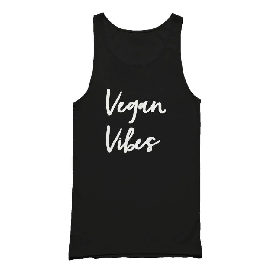 Vegan Vibes Hippie Plant Based Diet Animal Right Activist Vegetarian Tank Top