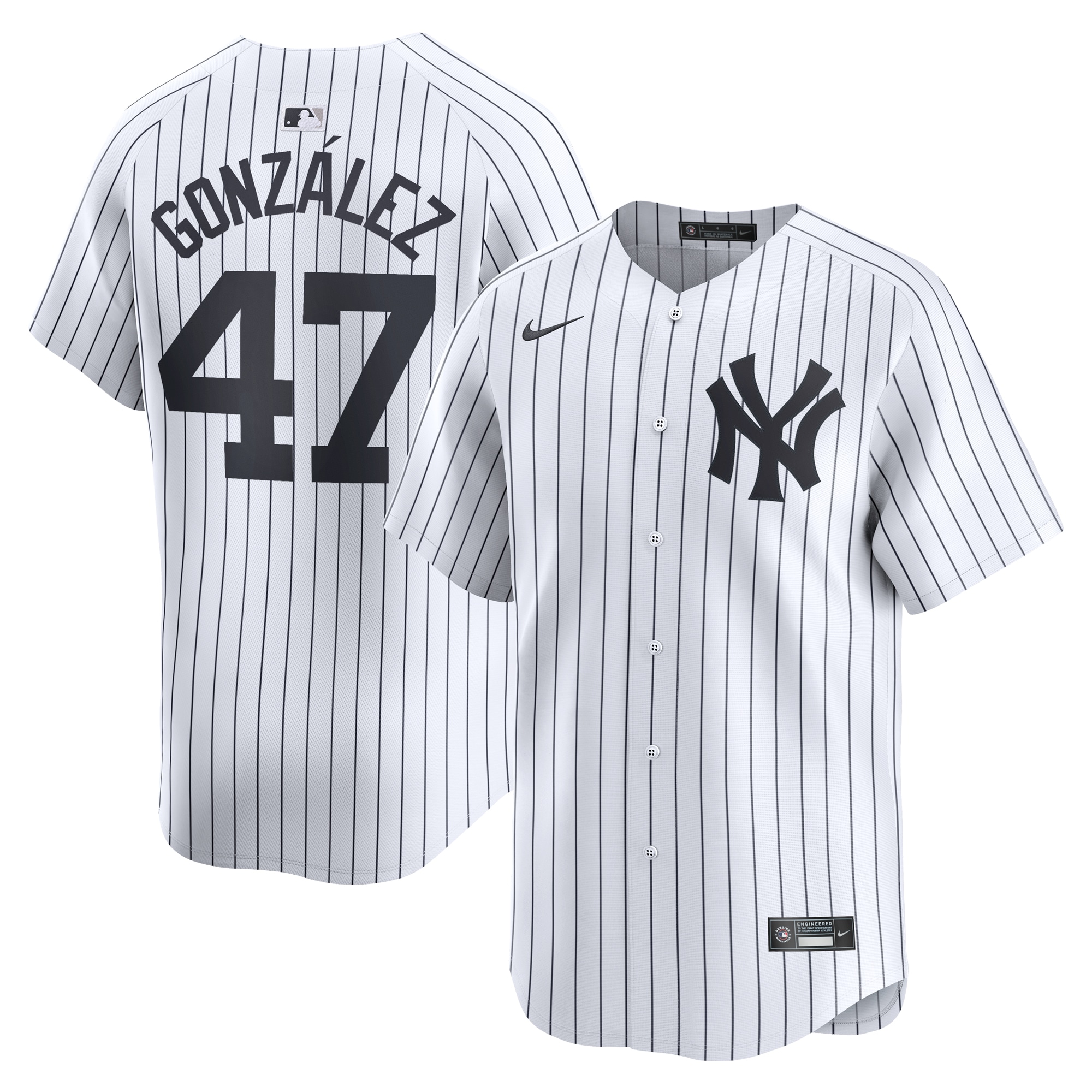 Victor González New York Yankees Home Limited Player Jersey  White