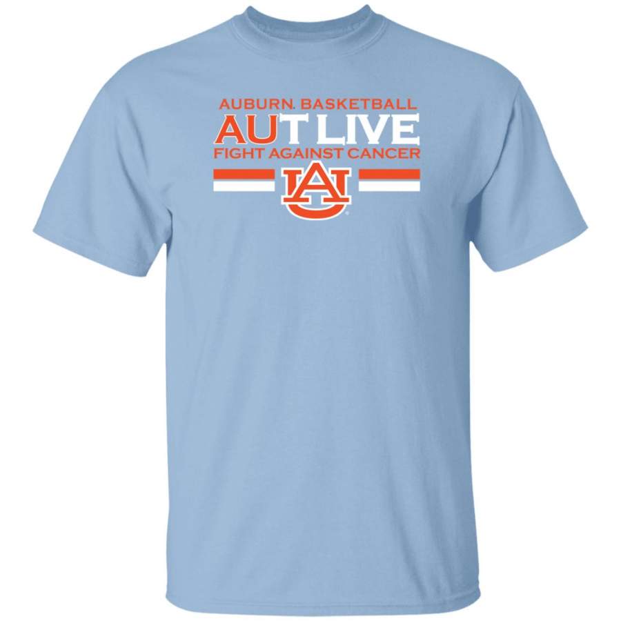 Auburn Basketball AUTLIVE Fight Against Cancer t shirt navy custom