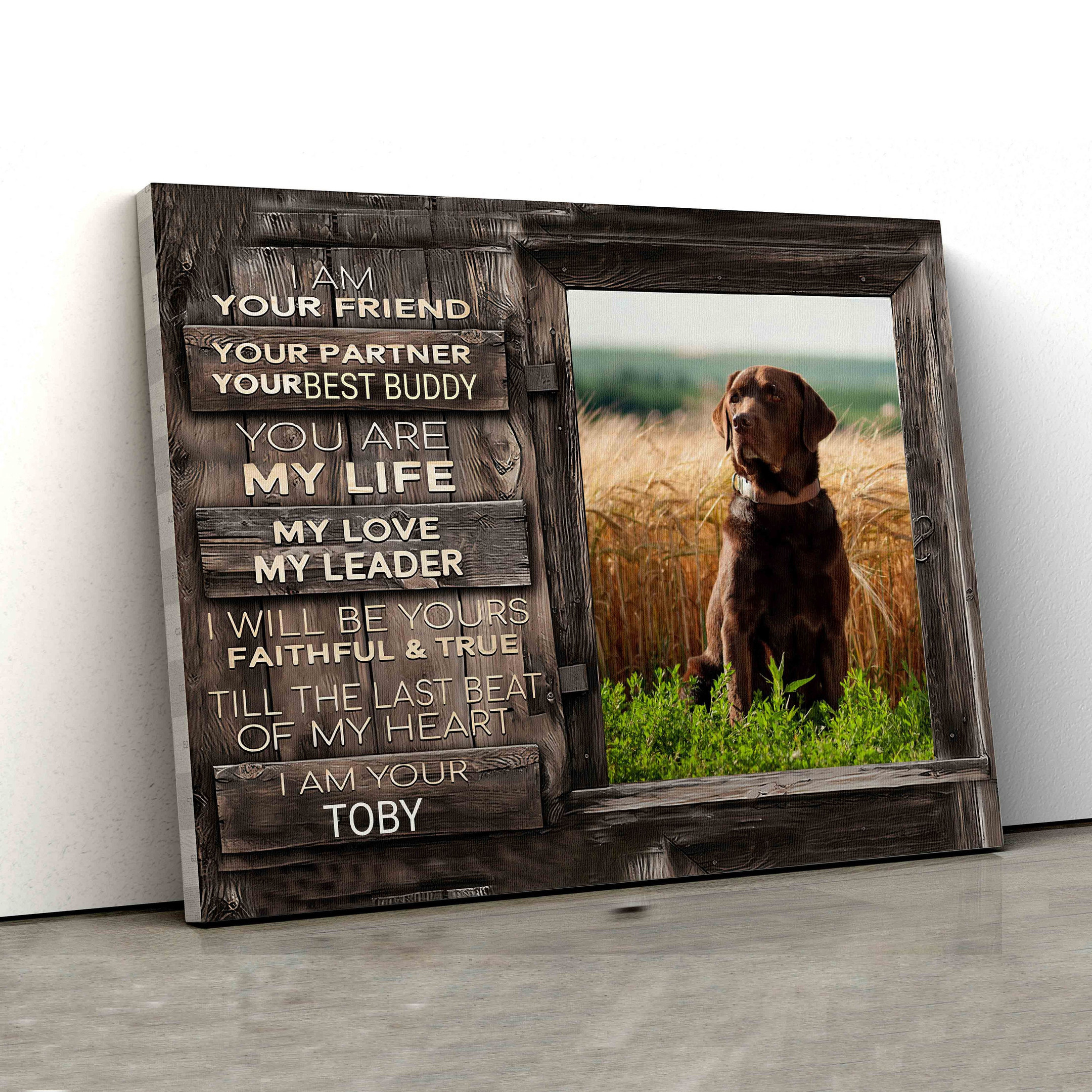 Personalized Name Pet Canvas, Pet Gift Canvas, Dog Lover Canvas – Canvas Prints, Wall Art Canvas, Gift Canvas, Christmas Gift Canvas,