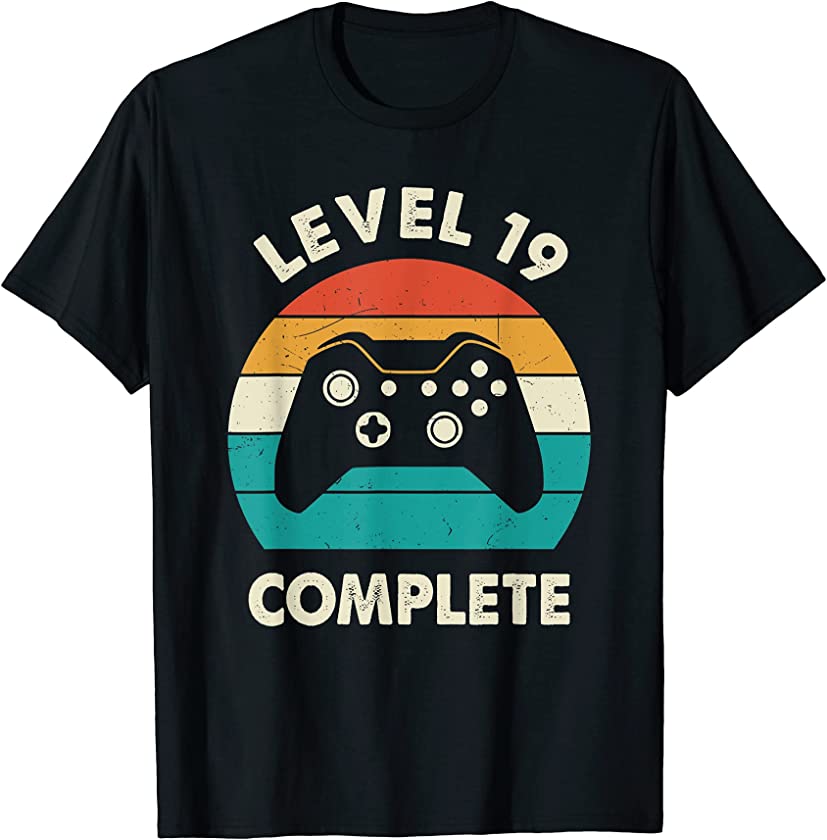 Vintage Level 19th Complete 19 Year Wedding Anniversary Gift T-Shirt