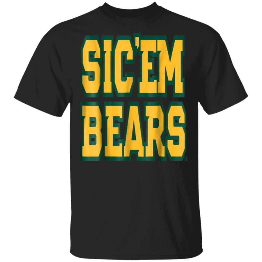 Baylor University Bears Sic Em Bears Football Basketball T-Shirt