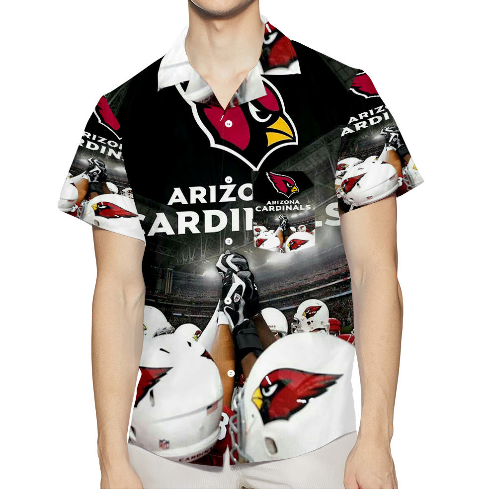 Arizona Cardinals All Players1 3D All Over Print Summer Beach Hawaiian Shirt With Pocket