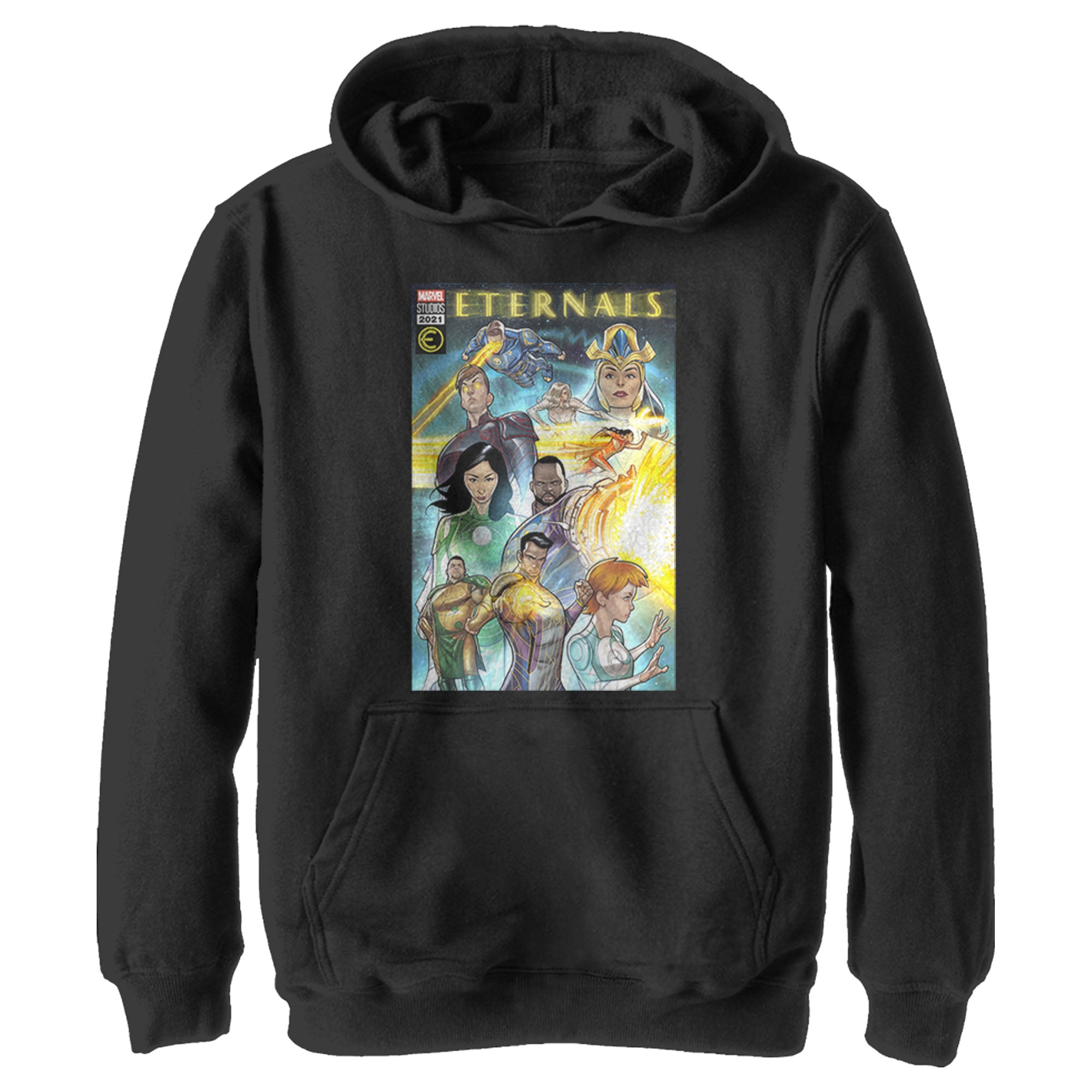 Boy’S Marvel Eternals Comic Book Cover Pull Over Hoodie