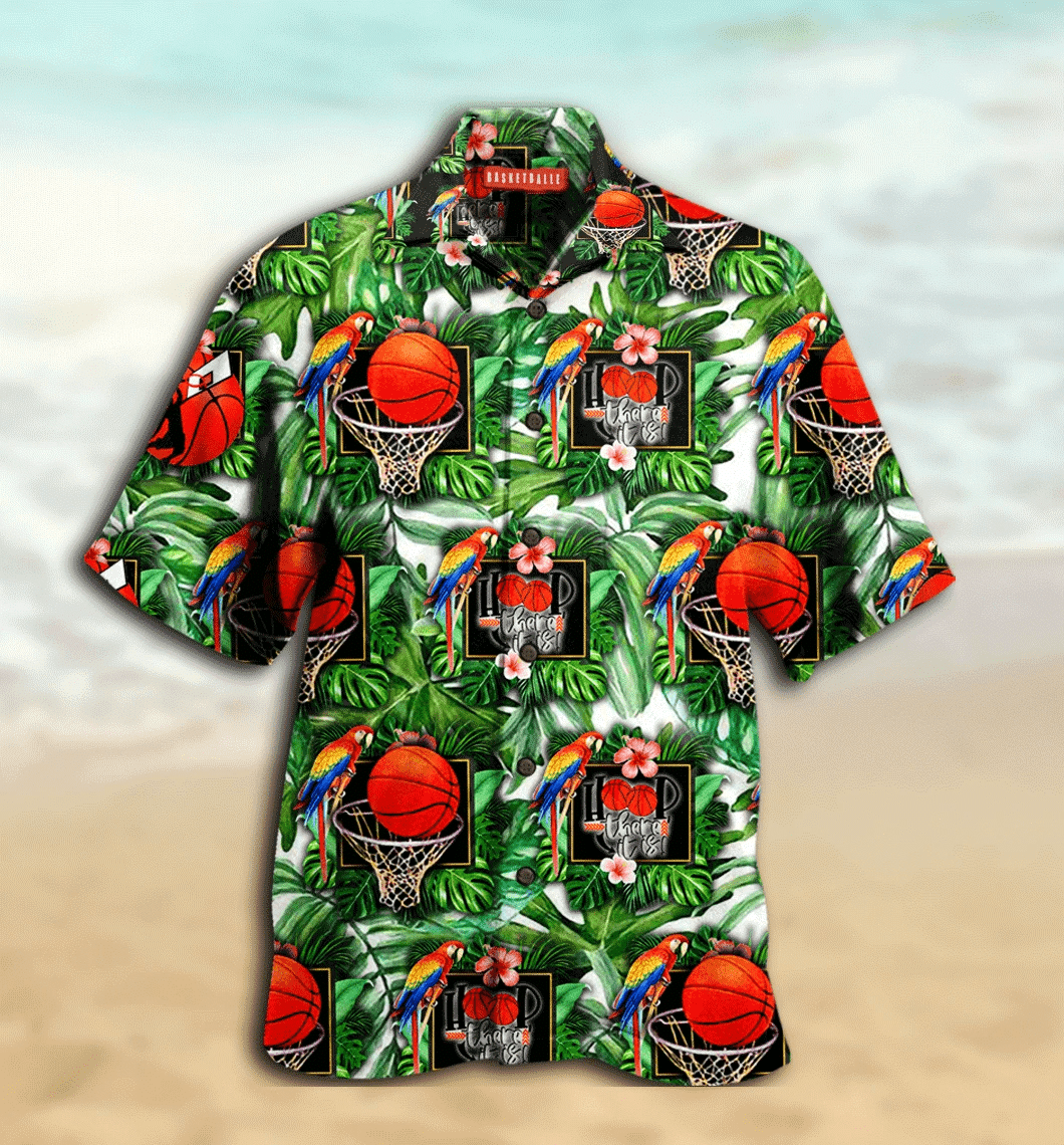 Hawaii Aloha Shirts I Love Basketbal Ha104496