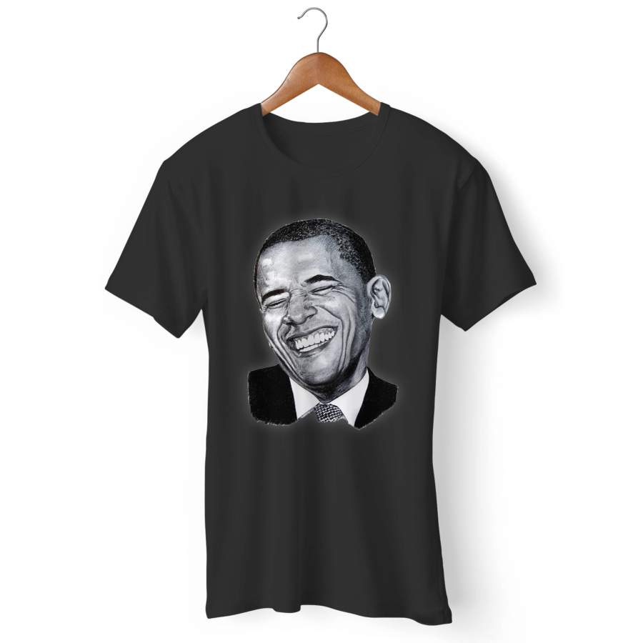 Barack Obama Face Drawing Man’s T-Shirt