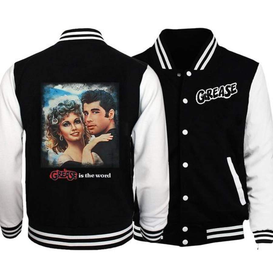 Grease Movie Baseball Jacket Sweatshirt Winter Popular Soft  Sweatshirt T-Shirt