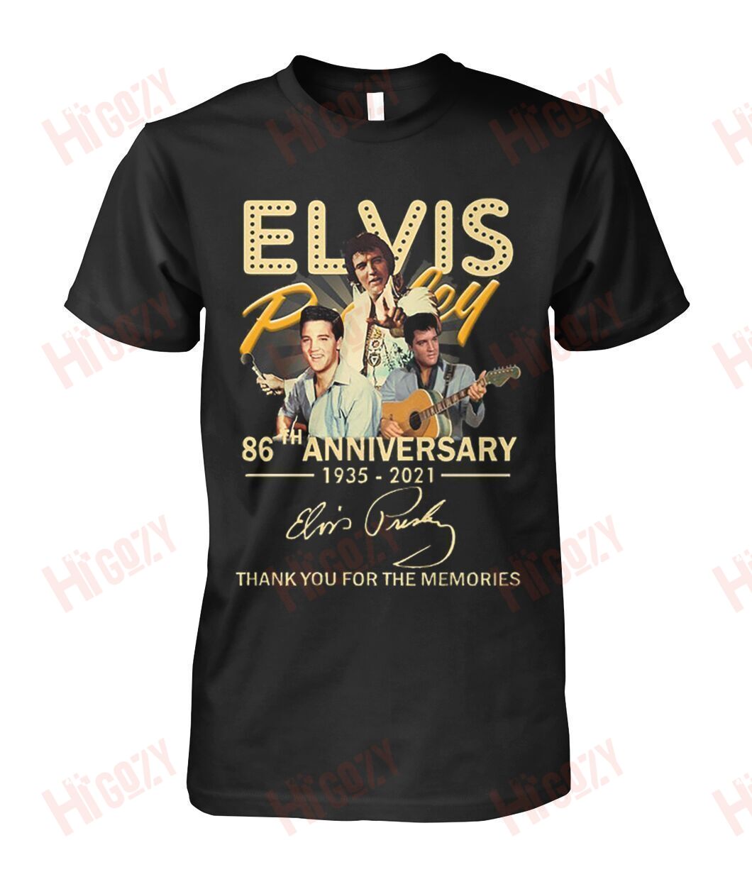 Elvis Presley Shirt, Elvis Presley Anniversary, Elvis Presley Thank You ...