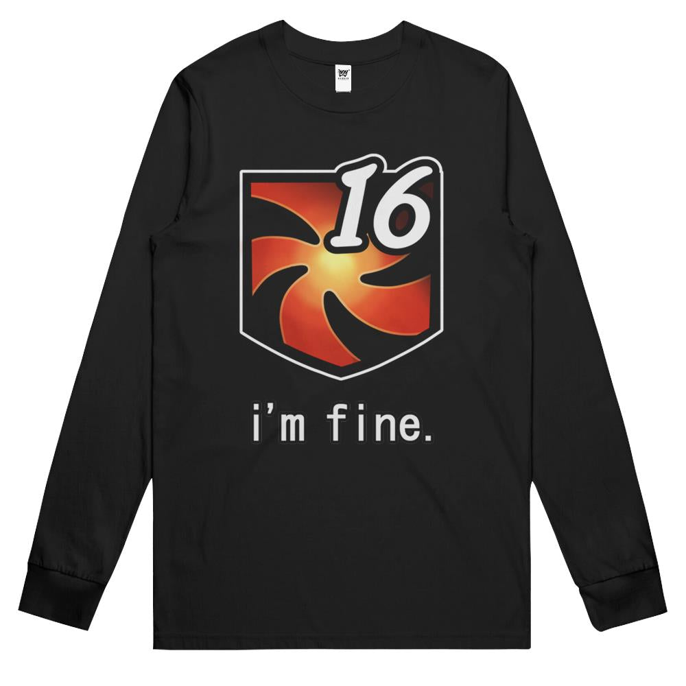 I’M Fine Vuln Stacks Long Sleeve T Shirts