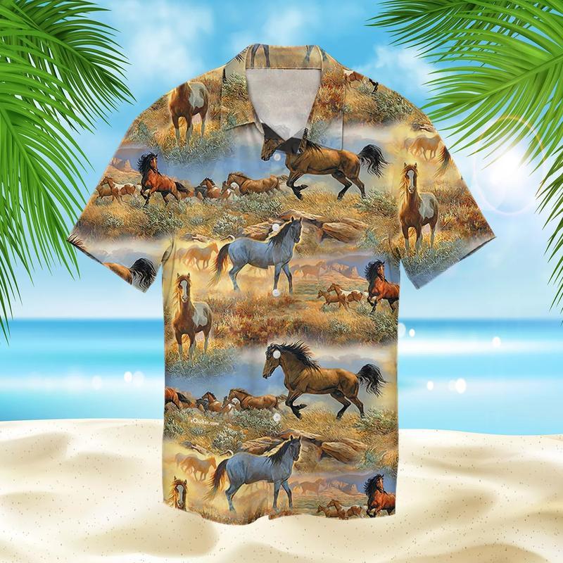 Horse Hawaii Shirt Unisex Adult Ha32989