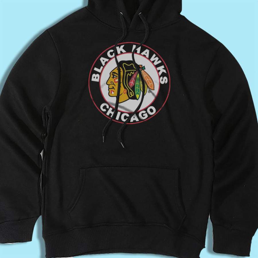 Chicago Blackhawks Club Logo Men’S Hoodie