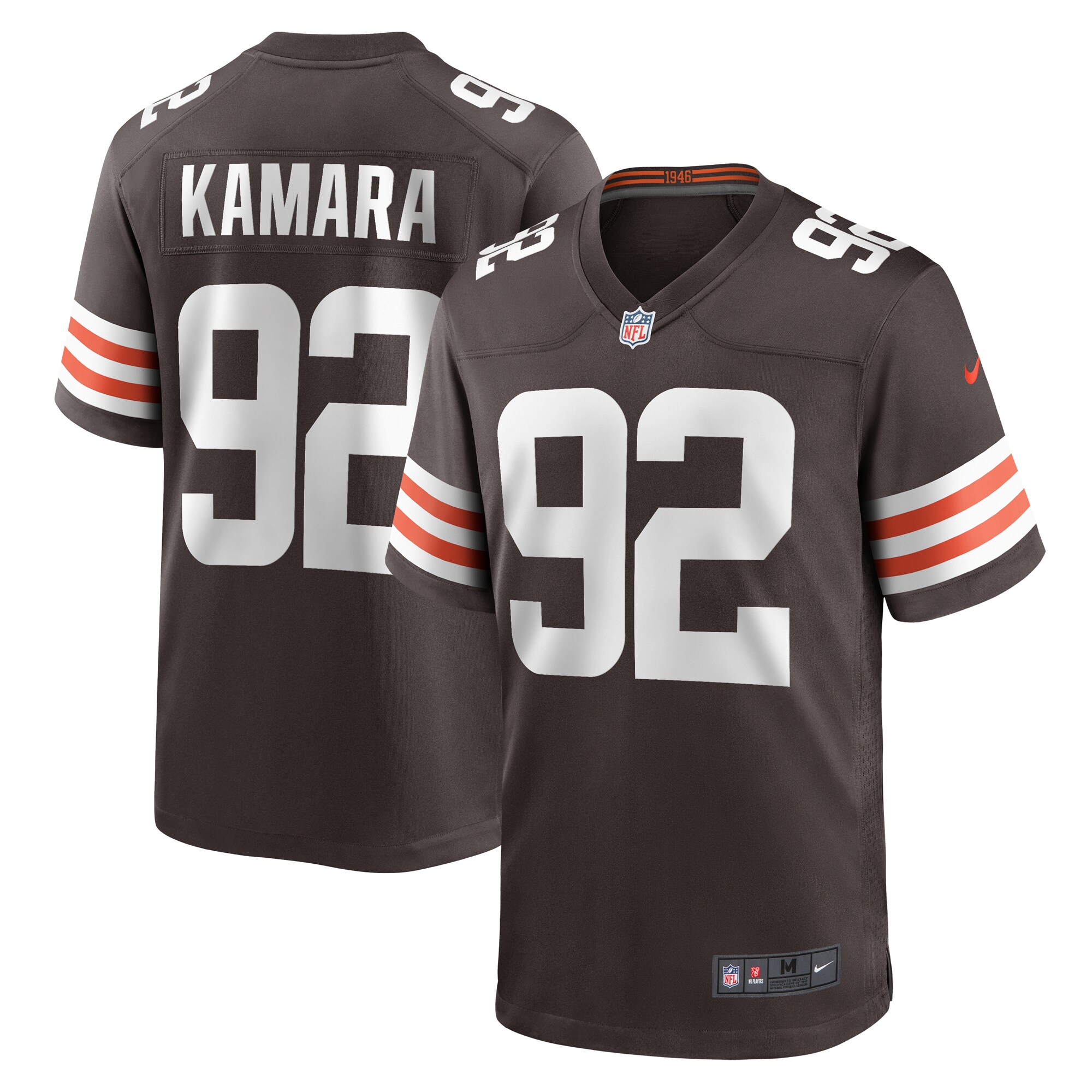 Sam Kamara Cleveland Browns Team Game Jersey – Brown