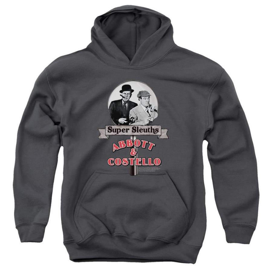 Abbott and Costello Super Sleuths Youth Hoodie (Ages 8-12)