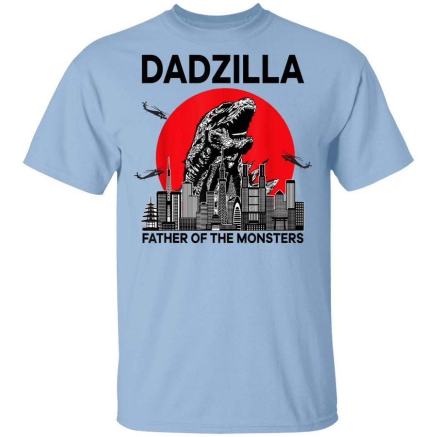 Vintage Dadzilla Father Of The Monsters Tee Japanese Sunset T-Shirt tfm