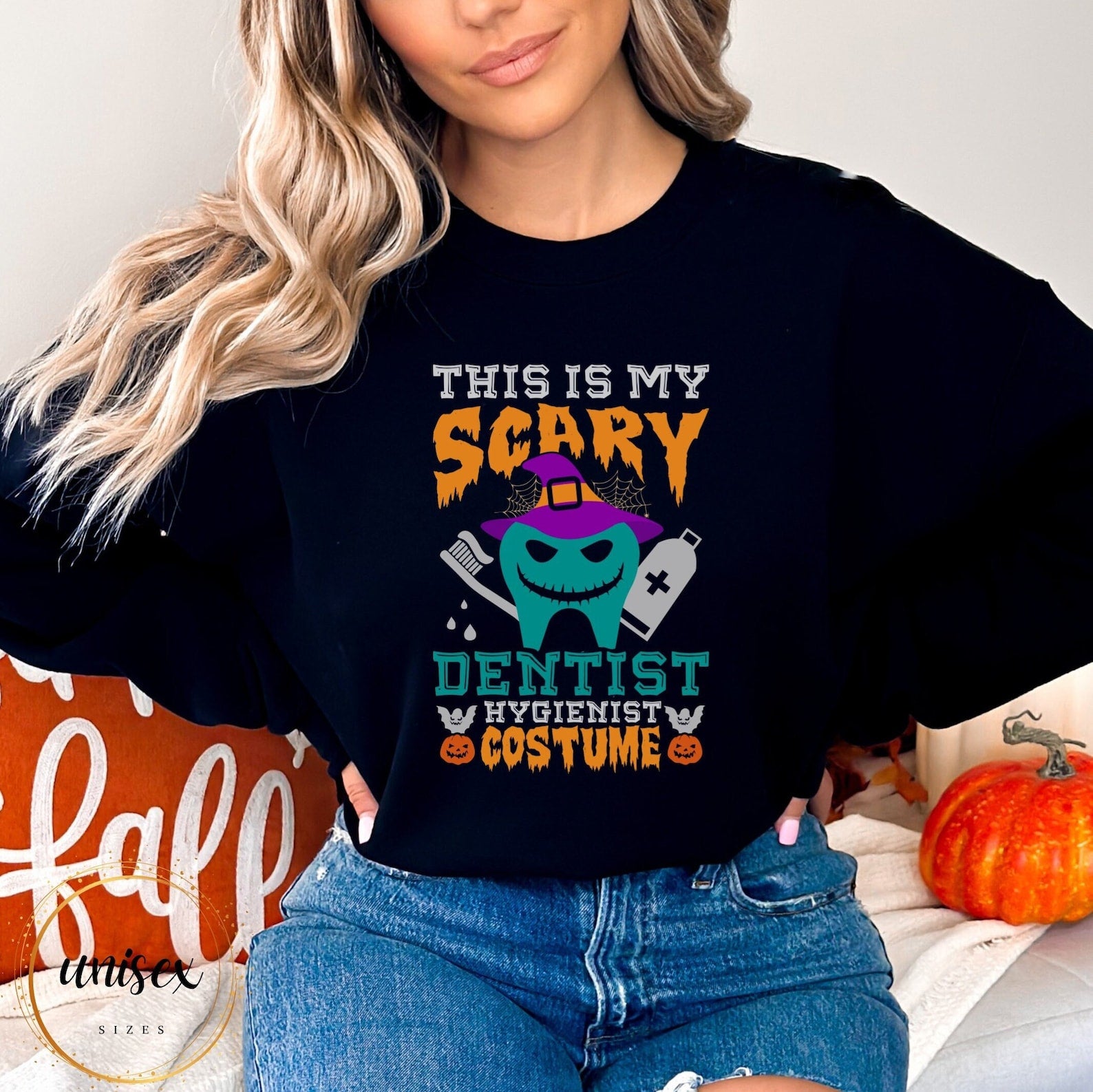 Halloween Sweatshirt 2D Crewneck Sweatshirt All Over Print Sweatshirt For Women Sweatshirt For Men Sws3808