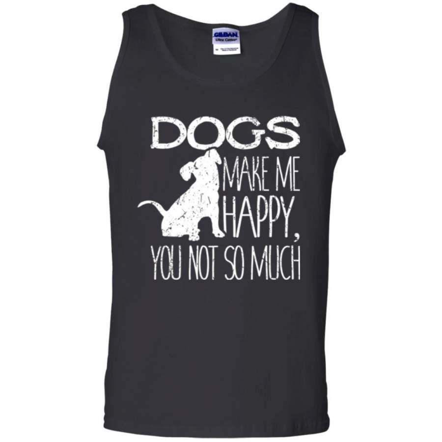 Puppy Lover T-shirt Dogs Make Me Happy You Not So Much