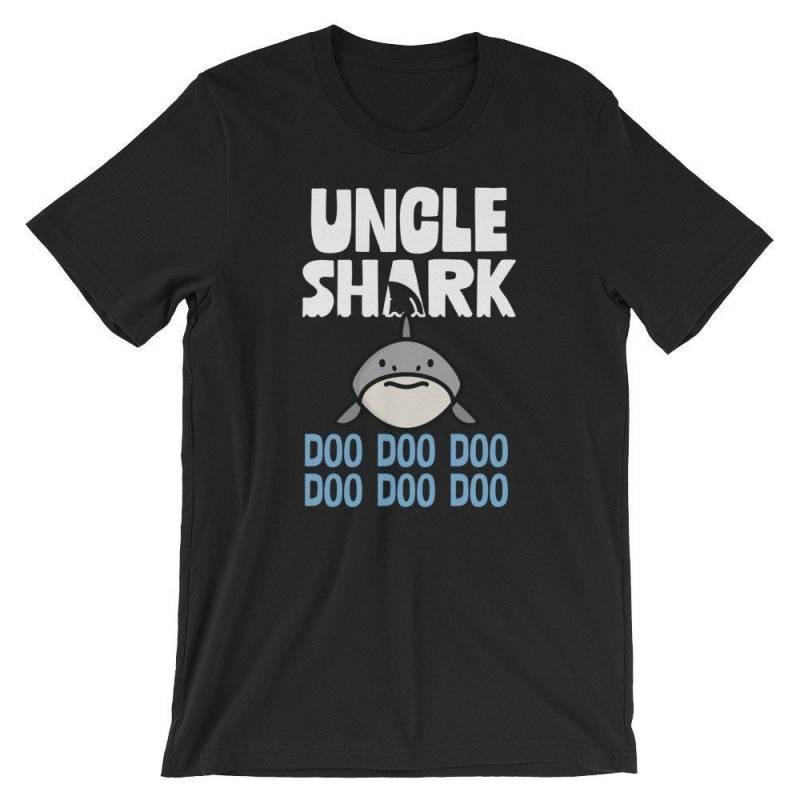 Crushtee Uncle Shark Doo Doo T Shirt | Funny Shark Matching Shirt | Family Novelty Gift Tee Shirt | Shark Unisex TShirt | Fun Uncle Lover Tees | Long Sleeve Hoodie