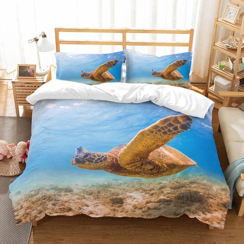 3D Customize Turtles Et Bedroomet Bed3D Customize Bedding Set Duvet Cover Set Bedroom Set Bedlinen