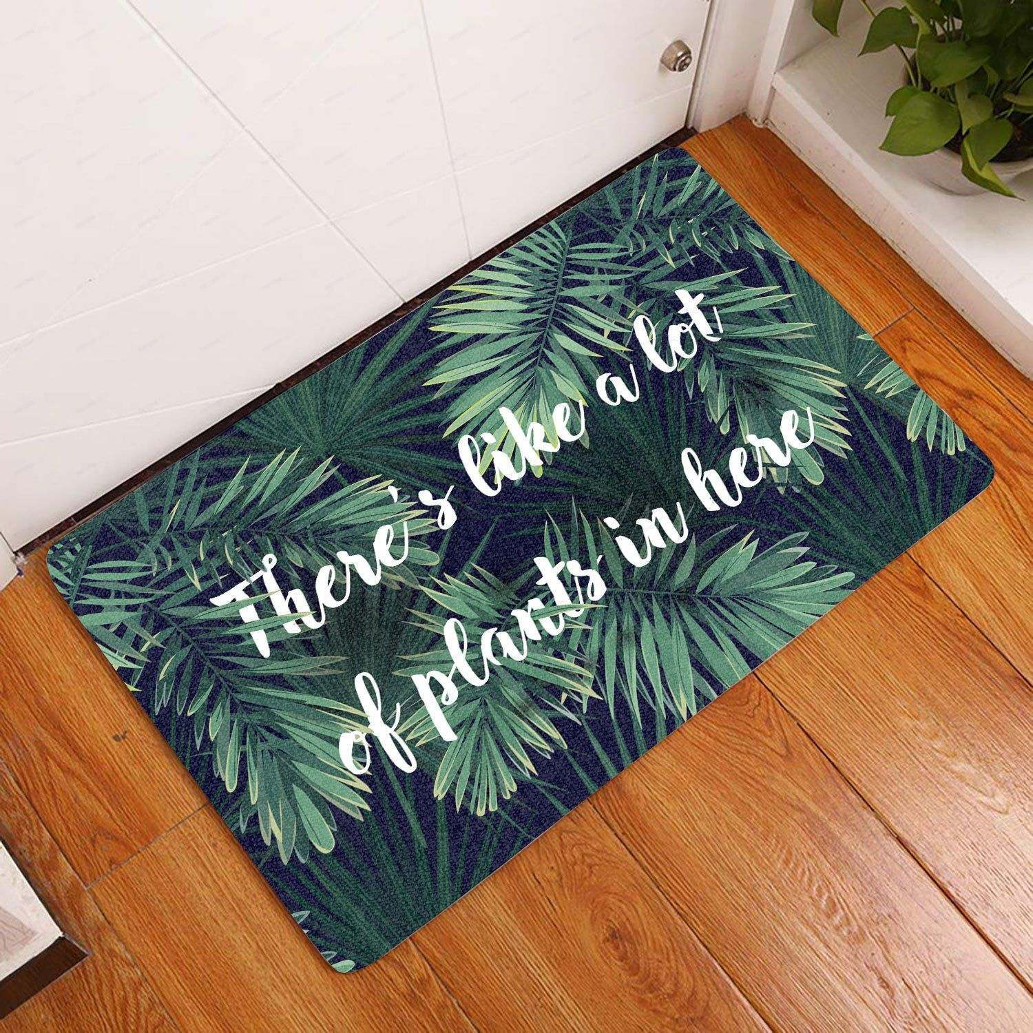 There’s Like A Lot Of Plants In Here All Over Printing Doormat