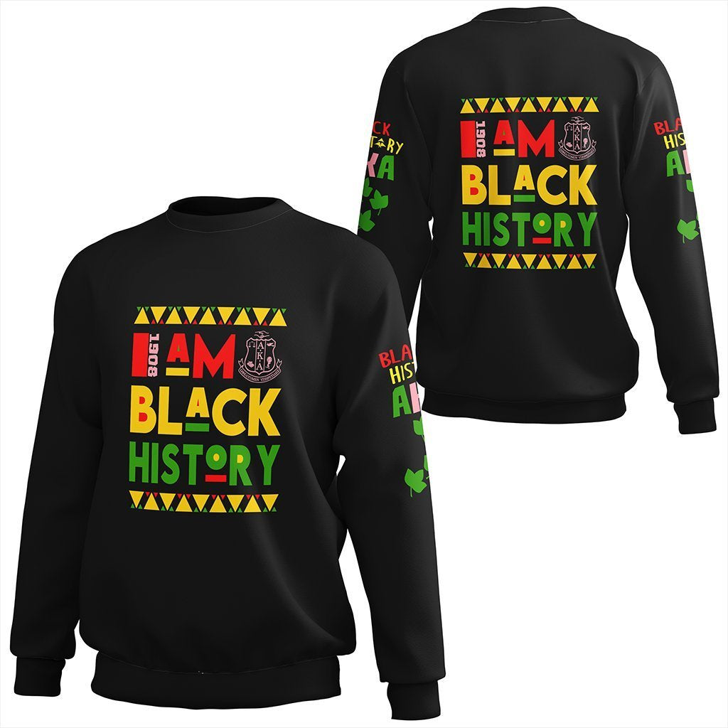 Greek Life Sweatshirt – Black History Alpha Kappa Alpha Sweatshirt