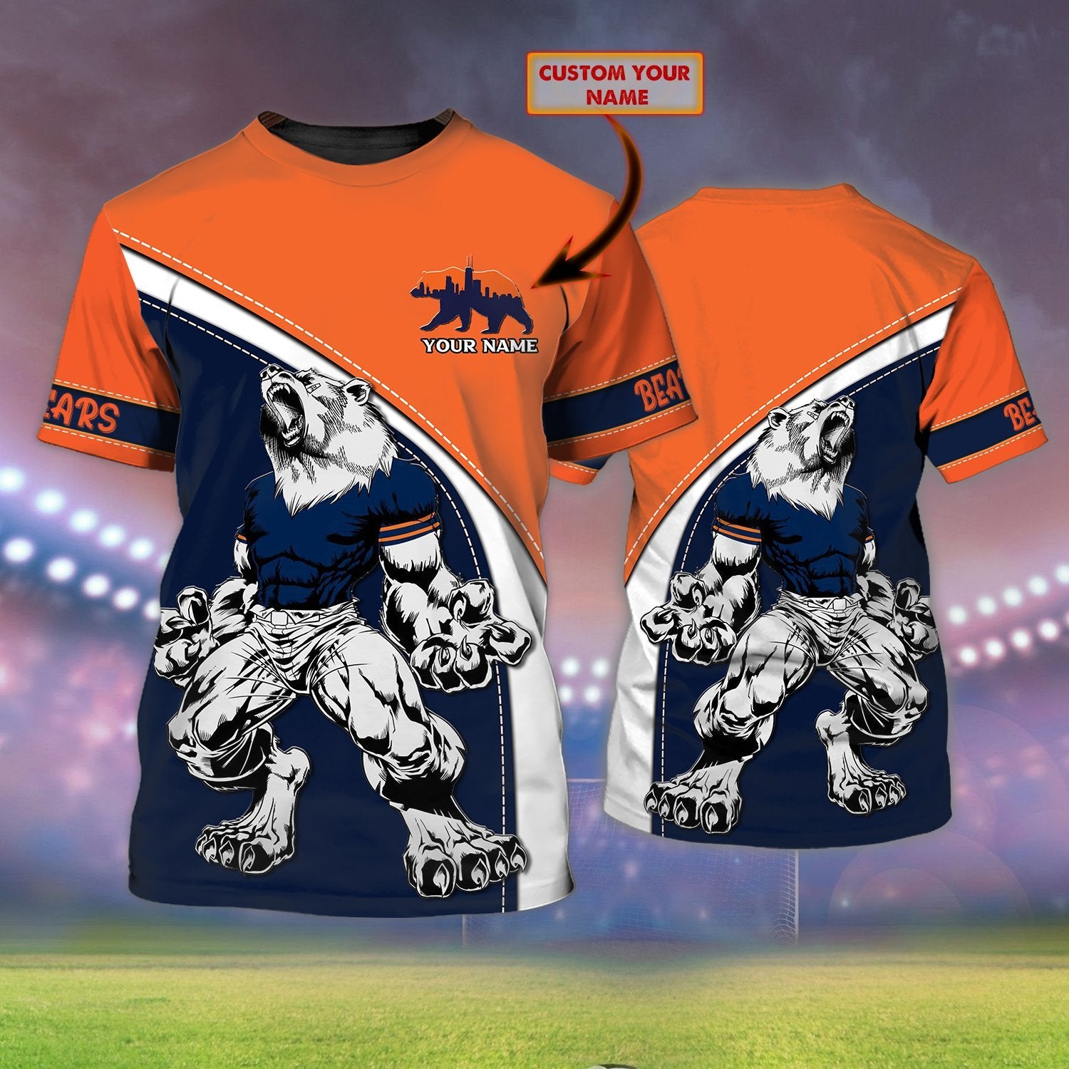 Chicago Bears – Personalized Tshirt – H9H3 – 180