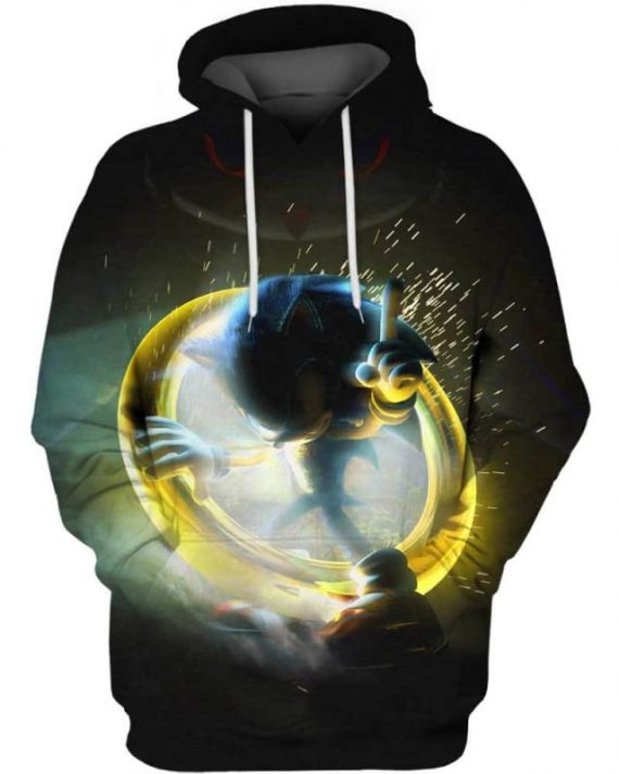 Sonic The Hedgehog 3D Hoodie Chm