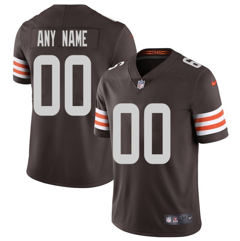 Cleveland Browns NFL 2020 Personalized Custom Brown Custom Jersey