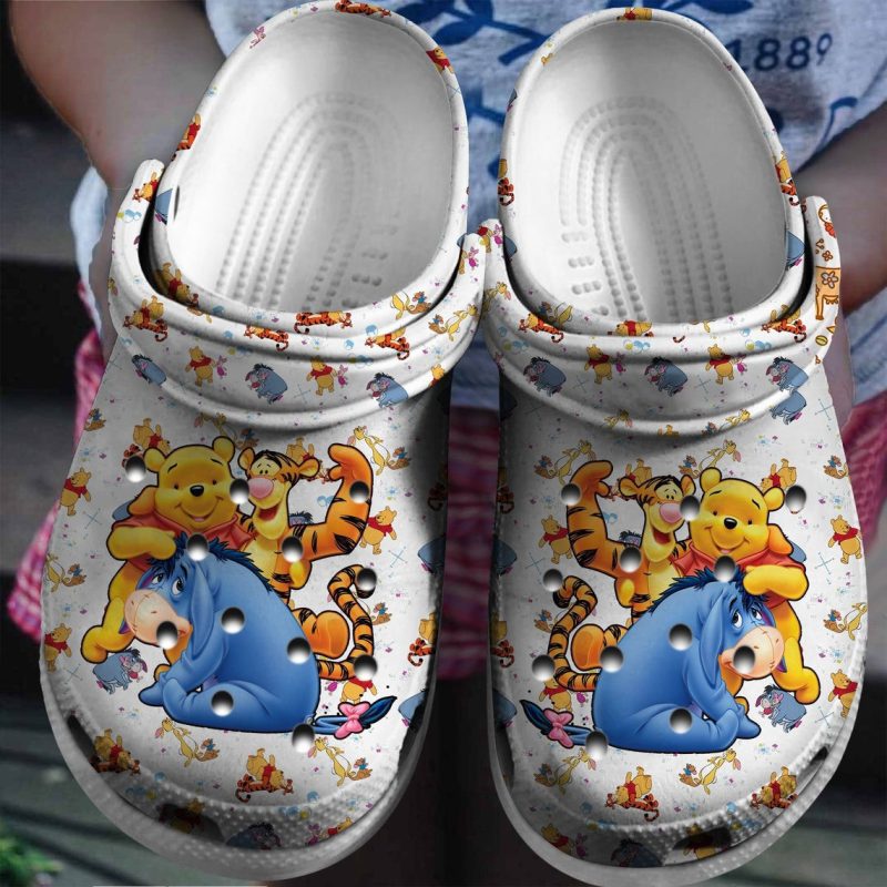 Winnie The Pooh Cartoon Movie Crocband Clogs