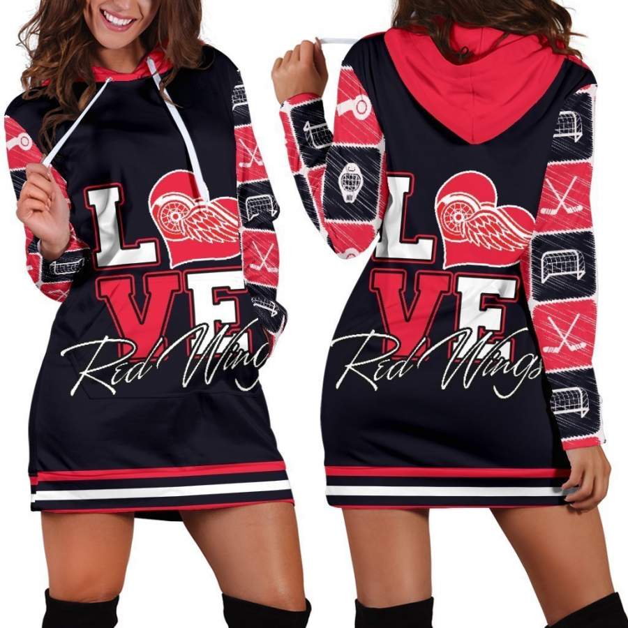 Detroit Red Wings Women’s Hoodie Dress