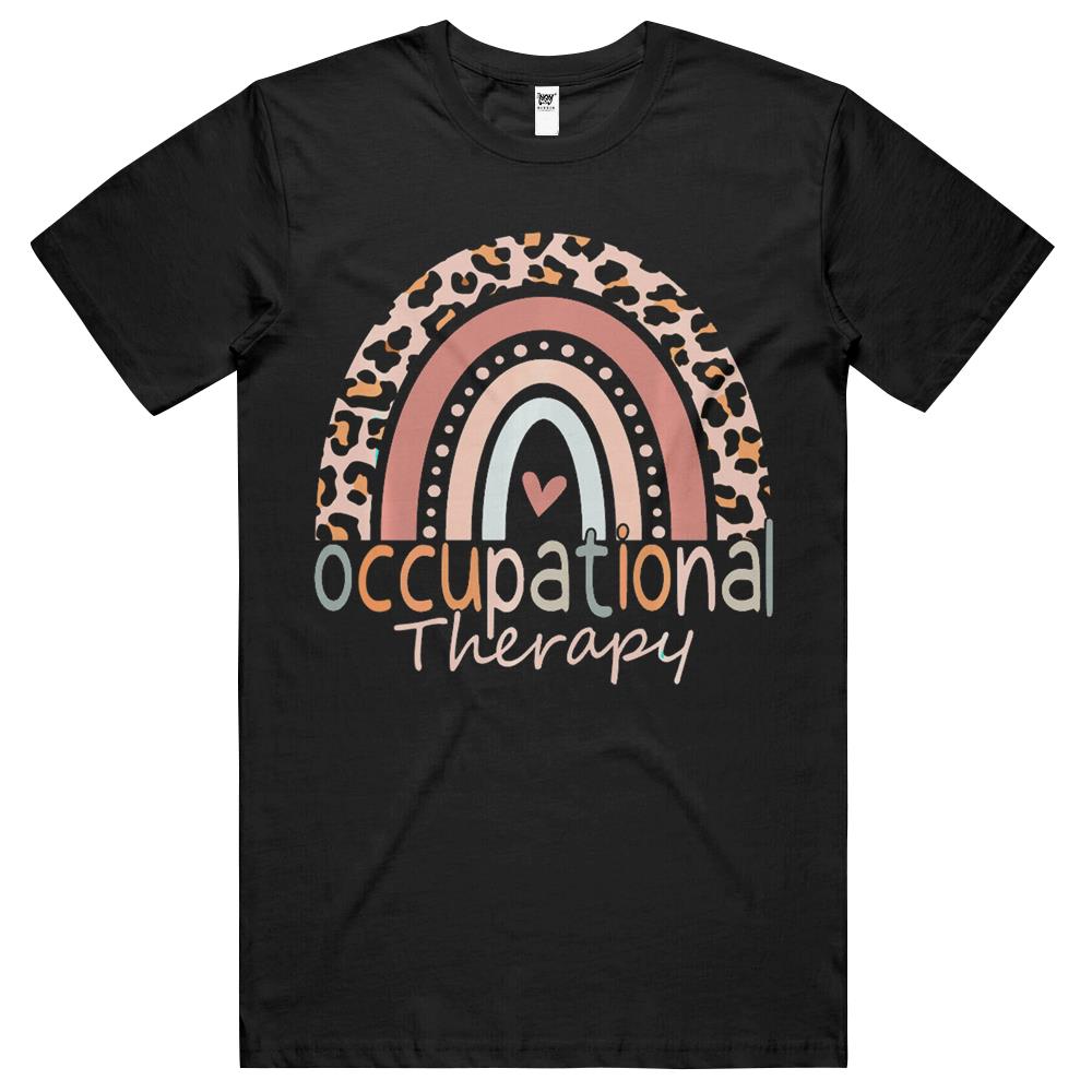 Occupational Therapy Leopard Rainbow – Ot Assistant T Shirts