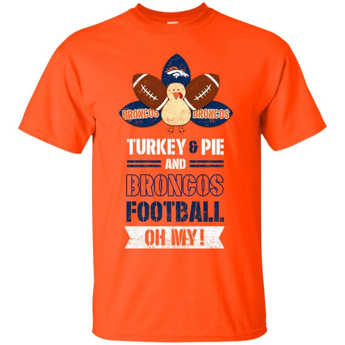 Thanksgiving Denver Broncos T Shirts