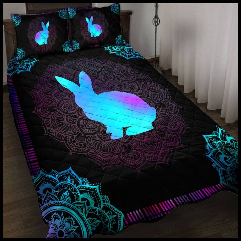 Rabbit Light Color T0705 – Quilt Bedding Set