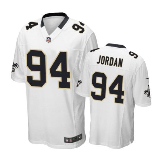 New Orleans Saints Cameron Jordan Game White Mens Jersey