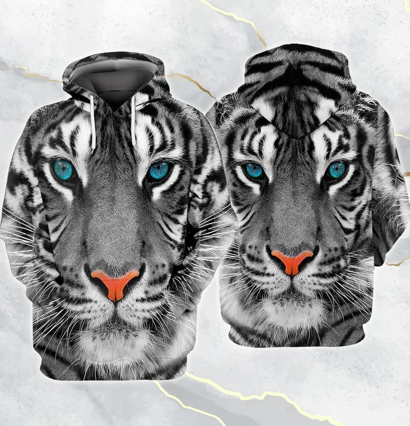 3D Full Print Tiger 3D All Over Printed Unisex Hoodie Zip Hoodie T-Shirt Plus Size S-5Xl