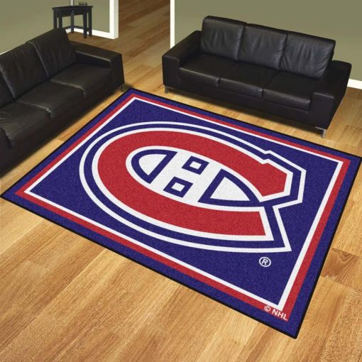 Montreal Canadiens Logo Custom Area Rug Carpet Full Sizes Home Living Rugs Carpet Decor