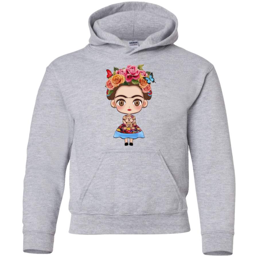 AGR Frida Kahlo Funny T-Shirt Youth Pullover Hoodie