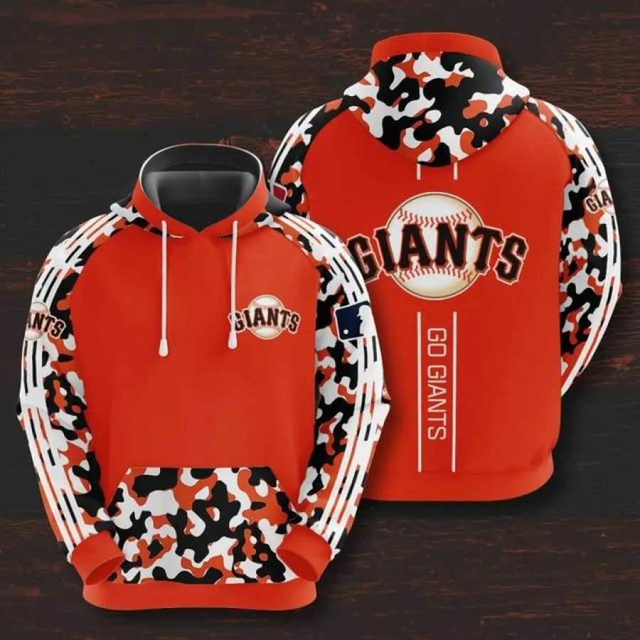 San Francisco Giants Casual Camouflage Hoodie