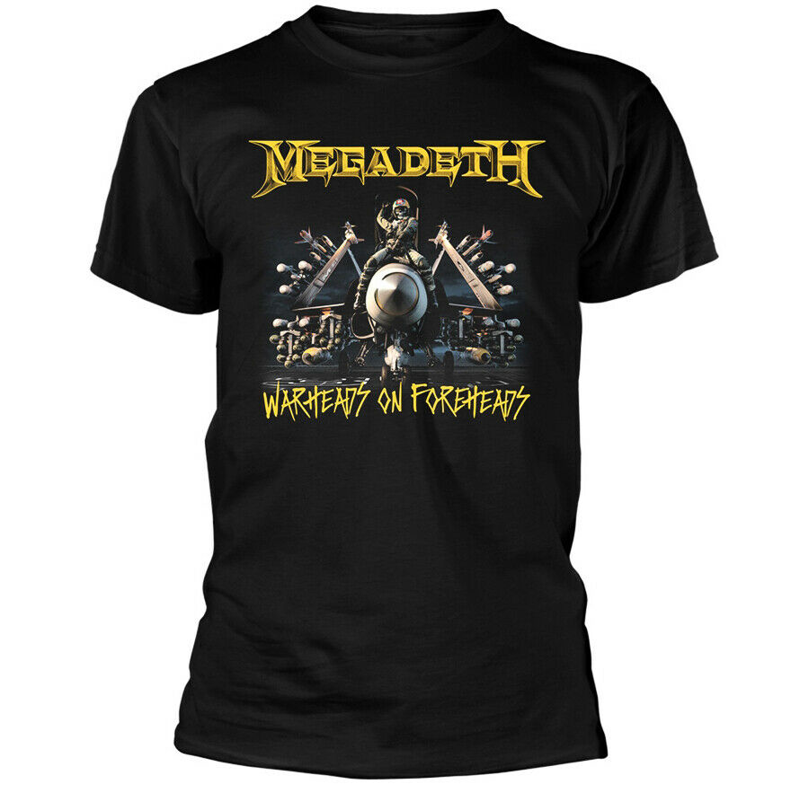 Megadeth Band Afterburn – Warheads on Foreheads Men’s T-Shirt