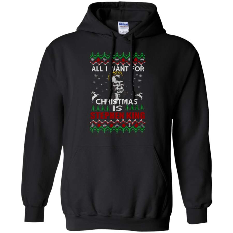 AGR All I Want For Christmas Is Stephen King Hoodie