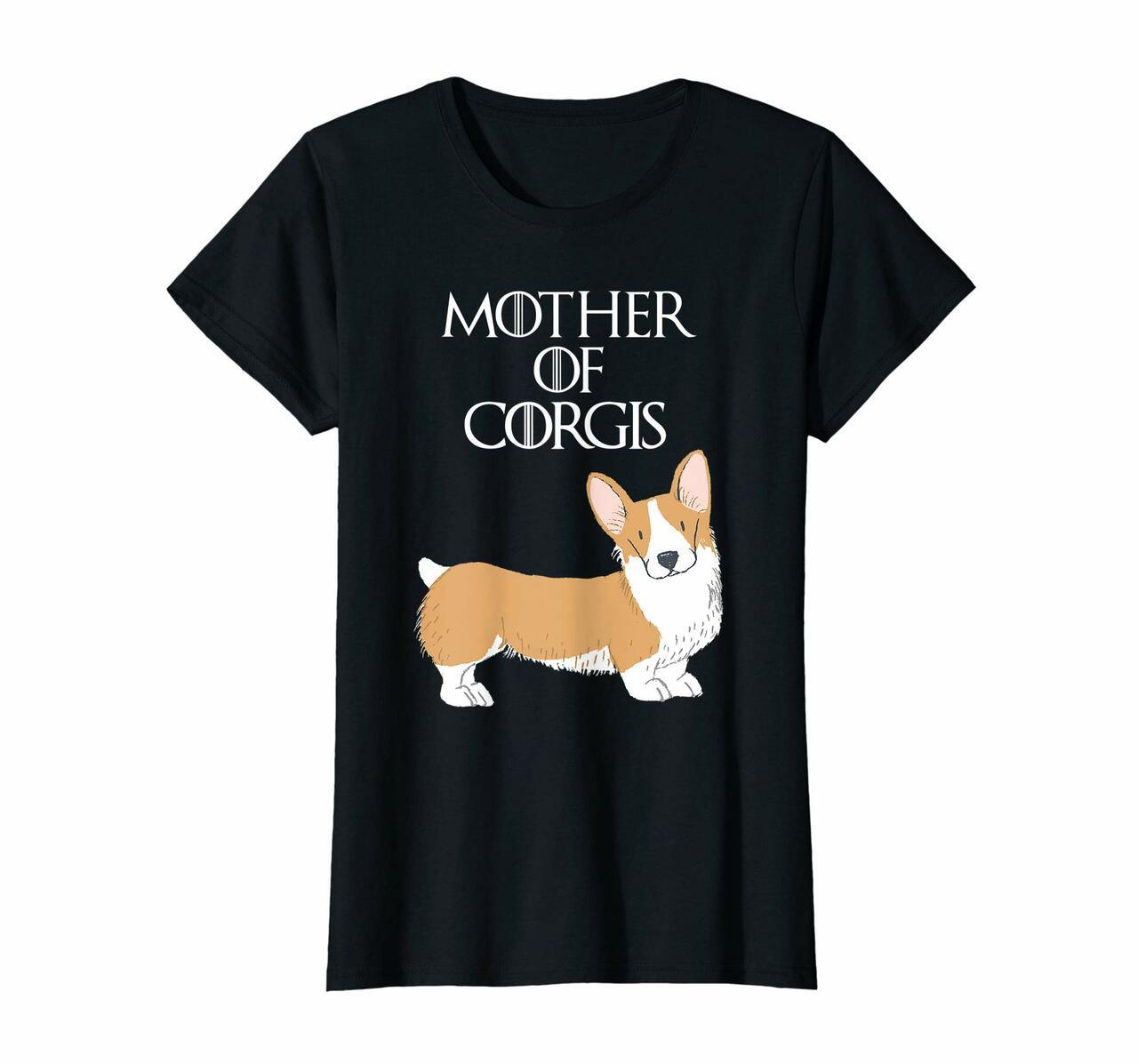 Cute Funny  Unique Corgi Dog  Puppy Mom T-Shirt  Gift