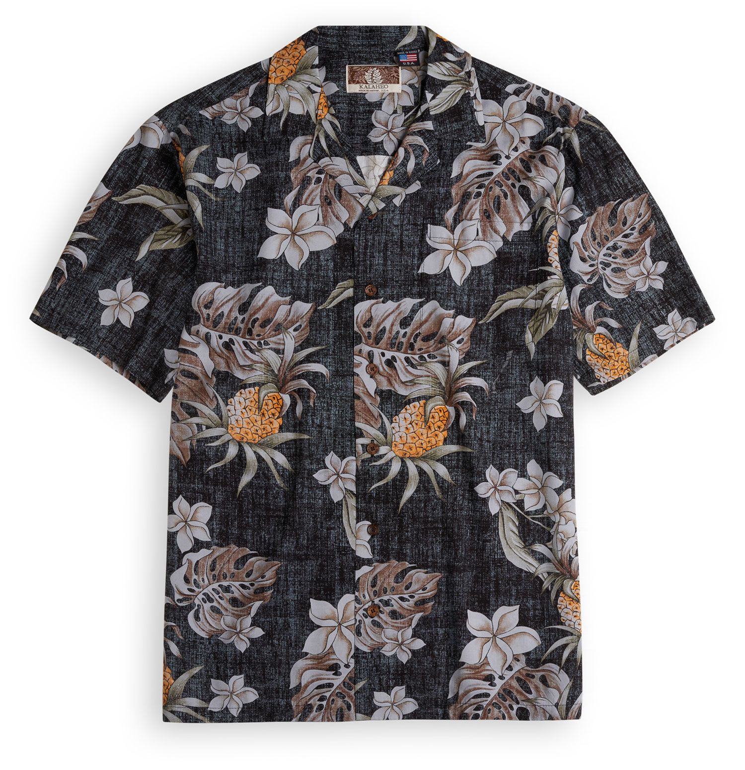 The Gainsborough Black Brown Amazing Design Hawaii Shirt Ha57691