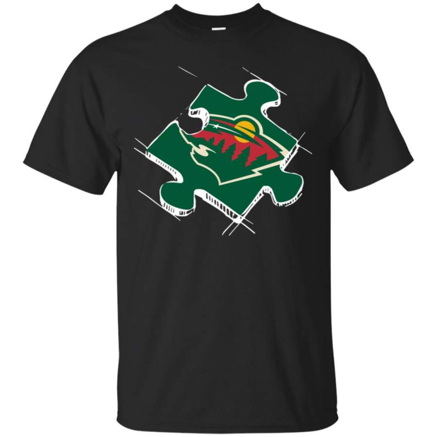 Minnesota Wild Autism puzzle T Shirt – Moano Store