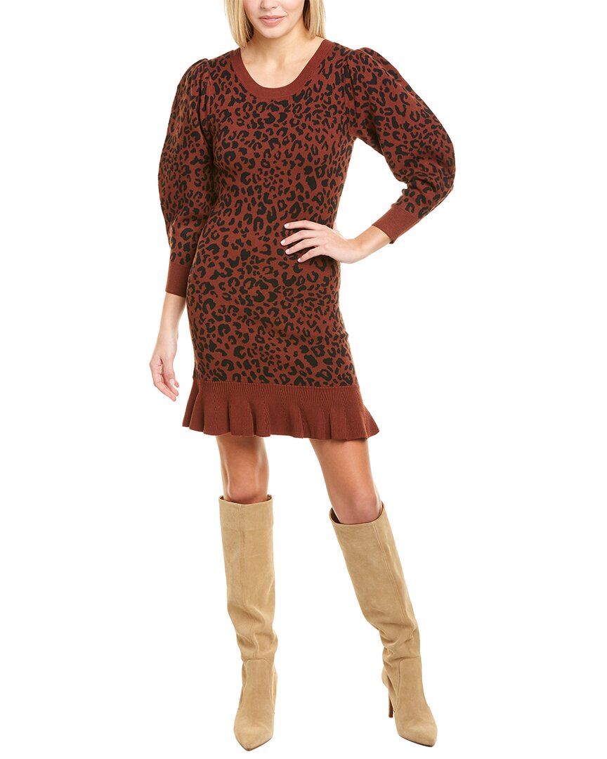 525 America Leopard Sweaterdress