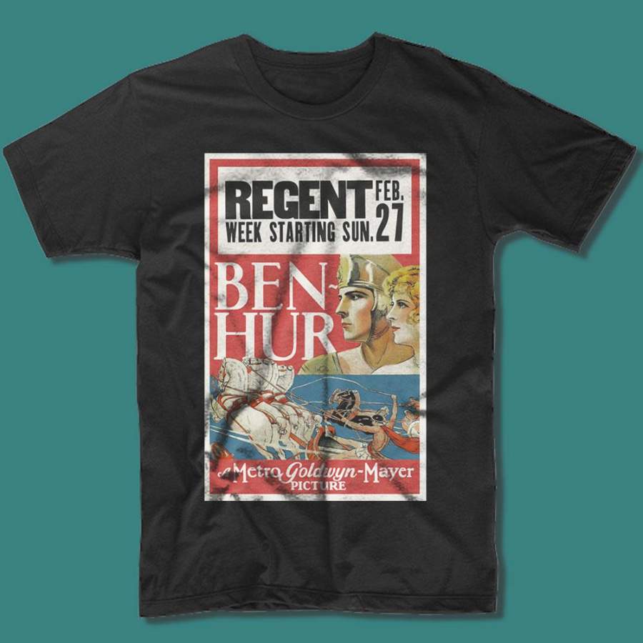 Ben Hur Vintage Poster Theater   New Movies 2016 Men’S T Shirt